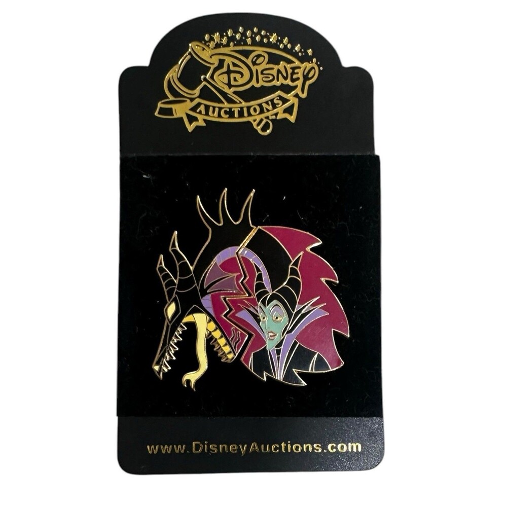 Disney Auctions 2004 Maleficent Dragon Sleeping Beauty LE 500 Pin set